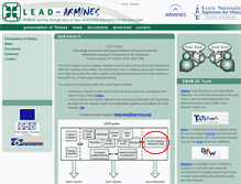 Tablet Screenshot of lead.emse.fr