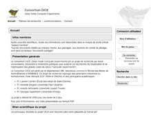 Tablet Screenshot of dice.emse.fr